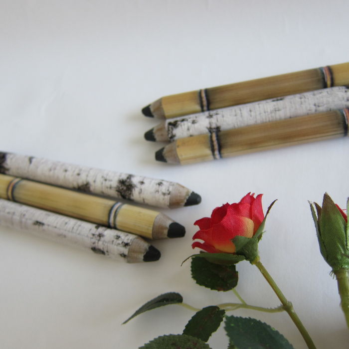 Jumbo natural pencils